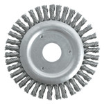 Weiler Roughneck Stringer Bead Wheel, 4 1/2 In D X 3/16 W, .02 Steel Wire, 12,500 Rpm (804-13234) View Product Image