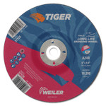 6 X 1/4 Tiger Ao T27 Grinding Wheel  A24R 7/8 Ah (804-57129) View Product Image