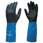 Showa Chm Series Gloves  Large  Black/Blue (845-CHML-09) View Product Image