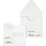 Quality Park 5 1/4" Economy Disk Mailers - Disc/Diskette - 6" Width x 5 7/8" Length - White - Paperboard Product Image 