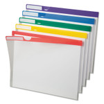 Pendaflex Clear Poly Index Folders, Letter Size, Assorted Colors, 10/Pack View Product Image