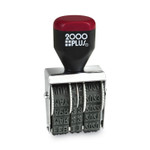 COSCO 2000PLUS Traditional Date Stamp, Six Years, 1.38" x 0.19" (COS012731) View Product Image