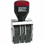 Cosco 2000 Plus Four-band Date Stamp - Date Stamp - 1.38" Impression Width x 0.19" Impression Length - 4 Bands Product Image 