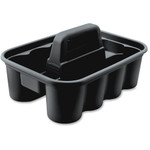 Rubbermaid Commercial Deluxe Carry Caddy - 15" Length x 10.90" Width x 7.40" Height - Ergonomic Design, Comfortable, Handle, Heavy Duty - Black Product Image 