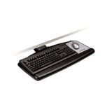 3M Sit/Stand Easy Adjust Keyboard Tray, Standard Platform, 25.5w x 12d, Black View Product Image