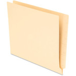 Pendaflex Letter Recycled End Tab File Folder - 8 1/2" x 11" - Manila - Acid-free - 10% Recycled Product Image 