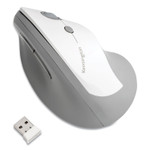 Kensington Pro Fit Ergo Vertical Wireless Mouse, 2.4 GHz Frequency/65.62 ft Wireless Range, Right Hand Use, Gray View Product Image