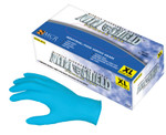 Mcr Safety Nitrile Disposable Gloves, Powder Free, Textured, 4 Mil, Large, Blue (127-6015L) View Product Image