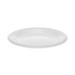 Pactiv Evergreen Placesetter Deluxe Laminated Foam Dinnerware, Plate, 6" dia, White, 1,000/Carton (PCT0TK100060000) View Product Image