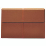 Pendaflex Expanding Wallet, 3.5" Expansion, 1 Section, Elastic Cord Closure, Tabloid Size, Brown View Product Image