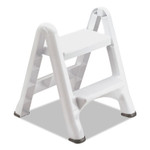 EZ Step 2-Step Folding Stool, 300 lb Capacity, 19.5 x 20.6 x 22.7, White, 3/Carton (RCP4209CT) View Product Image