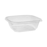 Pactiv Evergreen EarthChoice Square Recycled Bowl, 32 oz, 7 x 7 x 2, Clear, Plastic, 300/Carton (PCTSAC0732) View Product Image
