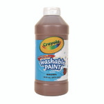 Crayola Washable Paint, Brown, 16 oz Bottle View Product Image