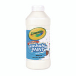 Crayola Washable Paint, White, 16 oz Bottle View Product Image