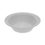 Pactiv Evergreen Placesetter Satin Non-Laminated Foam Dinnerware, Bowl, 5 oz, 4.5" dia, White, 1,250/Carton (PCTYTH100040000) View Product Image