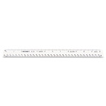 Chartpak Triangular Scale, Plastic, 12" Long, Architectural, White (KOH3272BC) View Product Image