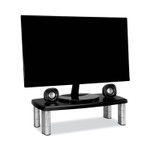 3M Extra-Wide Adjustable Monitor Stand, 20" x 12" x 1" to 5.78", Silver/Black, Supports 40 lbs View Product Image