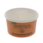 Pactiv Evergreen EarthChoice Compostable Soup Cup, Small, 8 oz, 3 x 3 x 3, Brown, Paper, 500/Carton View Product Image