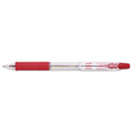 Pentel R.S.V.P. RT Ballpoint Pen, Retractable, Medium 1 mm, Red Ink, Clear Barrel, Dozen (PENBK93B) View Product Image