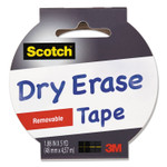 Scotch Dry Erase Tape, 3" Core, 1.88" x 5 yds, White (MMM1905RDEWHT) View Product Image