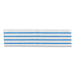 Rubbermaid Commercial HYGEN Disposable Microfiber Pad, 4.75 x 19, White/Blue Stripes, 50/Pack, 3 Packs/Carton (RCP2134282) View Product Image