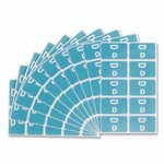 Smead AlphaZ Color-Coded Second Letter Alphabetical Labels, D, 1 x 1.63, Light Blue, 10/Sheet, 10 Sheets/Pack View Product Image