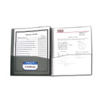 C-Line Eight-Pocket Portfolio, Polypropylene, 8.5 x 11, Smoke/Smoke (CLI33081) View Product Image