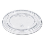 SOLO PETE Plastic Flat Cold Cup Lids, Fits 12 oz to 24 oz Cups, Clear, 1,000/Carton (DCC626TP) View Product Image