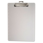 Officemate Plastic Clipboards with 12" Ruler Markings, 0.5" Clip Capacity, Holds 8.5 x 11 Sheets, Clear View Product Image