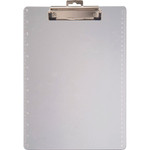 Plastic Clipboards with 12" Ruler Markings, 0.5" Clip Capacity, Holds 8.5 x 11 Sheets, Clear (OIC83016) View Product Image