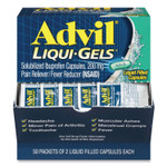 Advil Liqui-Gels, Two-Pack, 50 Packs/Box (PFYBXAVLQG50BX) View Product Image