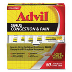 Advil Sinus Congestion and Pain Relief, 50/Box (PFYBXAVSCP50BX) View Product Image