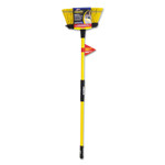 Quickie Job Site Super-Duty Multisurface Upright Broom, 16 x 54, Fiberglass Handle, Yellow/Black (QCK759) View Product Image