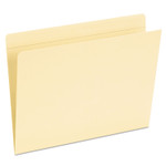 Pendaflex Top Tab Pocket Folders, Straight Tabs, Letter Size, Manila, 50/Box (PFX16651) View Product Image