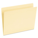 Pendaflex Top Tab Pocket Folders, Straight Tabs, Letter Size, Manila, 50/Box View Product Image