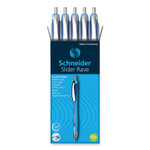Schneider Slider Rave XB Ballpoint Pen, Retractable, Extra-Bold 1.4 mm, Blue Ink, Blue/Light Blue Barrel (RED132503) View Product Image