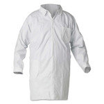 Kimberly-Clark Professional KleenGuard A40 Liquid  Particle Protection Lab Coats, XL, No Pockets View Product Image
