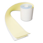 AmerCareRoyal No Carbon Register Rolls, 3" x 90 ft, White/Yellow, 30/Carton (RPPCR2300) View Product Image