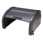 Rubbermaid Commercial Locking Security Hood, 17.75w x 10.3h, Black (RCP9T86BLA) View Product Image
