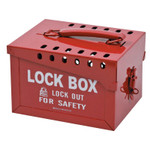 Lock Box /Lockout For Safety Red Steel (262-51171) View Product Image