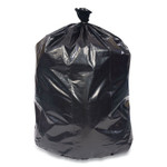 High-Density Can Liners, 33 Gal, 22 Mic, 33" X 40", Black, 200/carton (CWZ814861) View Product Image