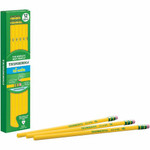 Ticonderoga Tri-Write Wooden Pencils - Black Lead - 2HB - Yellow Barrel Product Image 