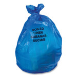 Coastwide Professional Biohazard Can Liners, 30 gal, 1.3 mil, 30" x 43", Blue, 200/Carton (CWZ409921) Product Image 