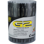 G2 1.0mm Gel Pens - 1 mm Bold Pen Point - Refillable - Retractable - Black Ink - Gel-based Product Image 