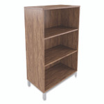 Union & Scale Essentials Laminate Bookcase, Three-Shelf, 28w x 15d x 45.6h, Espresso View Product Image