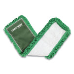 Coastwide Professional Looped-End Dust Mop Head, Microfiber, 24 x 5, Green (CWZ24418775) View Product Image