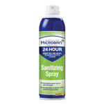 Microban 24-Hour Disinfectant Sanitizing Spray, Citrus, 15 oz Aerosol Spray, 6/Carton (PGC30130) Product Image 