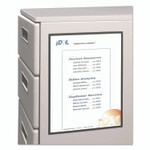 C-Line Magnetic Cubicle Keepers Display Holders, 9.2 x 11.69, Magnetic Mount, Clear, 2/Pack View Product Image