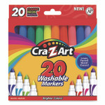 Cra-Z-Art Washable Markers, Broad Bullet Tip, Assorted Classic/Neon/Pastel Colors, 20/Set View Product Image