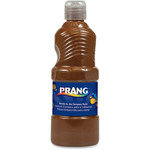 Prang Ready-to-Use Tempera Paint, Brown, 16 oz Dispenser-Cap Bottle (DIX21607) View Product Image